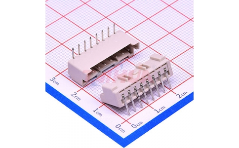 XA2.5mm彎插米色8P